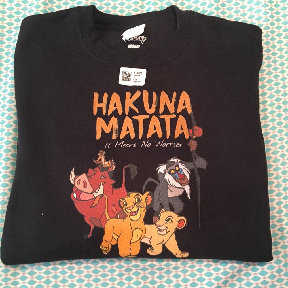 Lion King “It Means No Worries” Sweatshirt